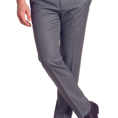 Peter England Men's Mid Rise Slim Work Utility Pants (PETFWNSP805571_Grey, 36