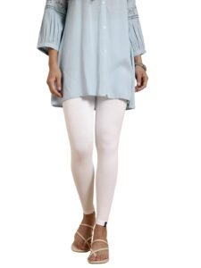 TWIN BIRDS Ankle Leggings for Women | Super Stretchable Viscose Elastane Legging | Wide Waistband | Daily Casual & Kurti Wear