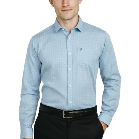 Allen Solly Mens Shirt Light Blue